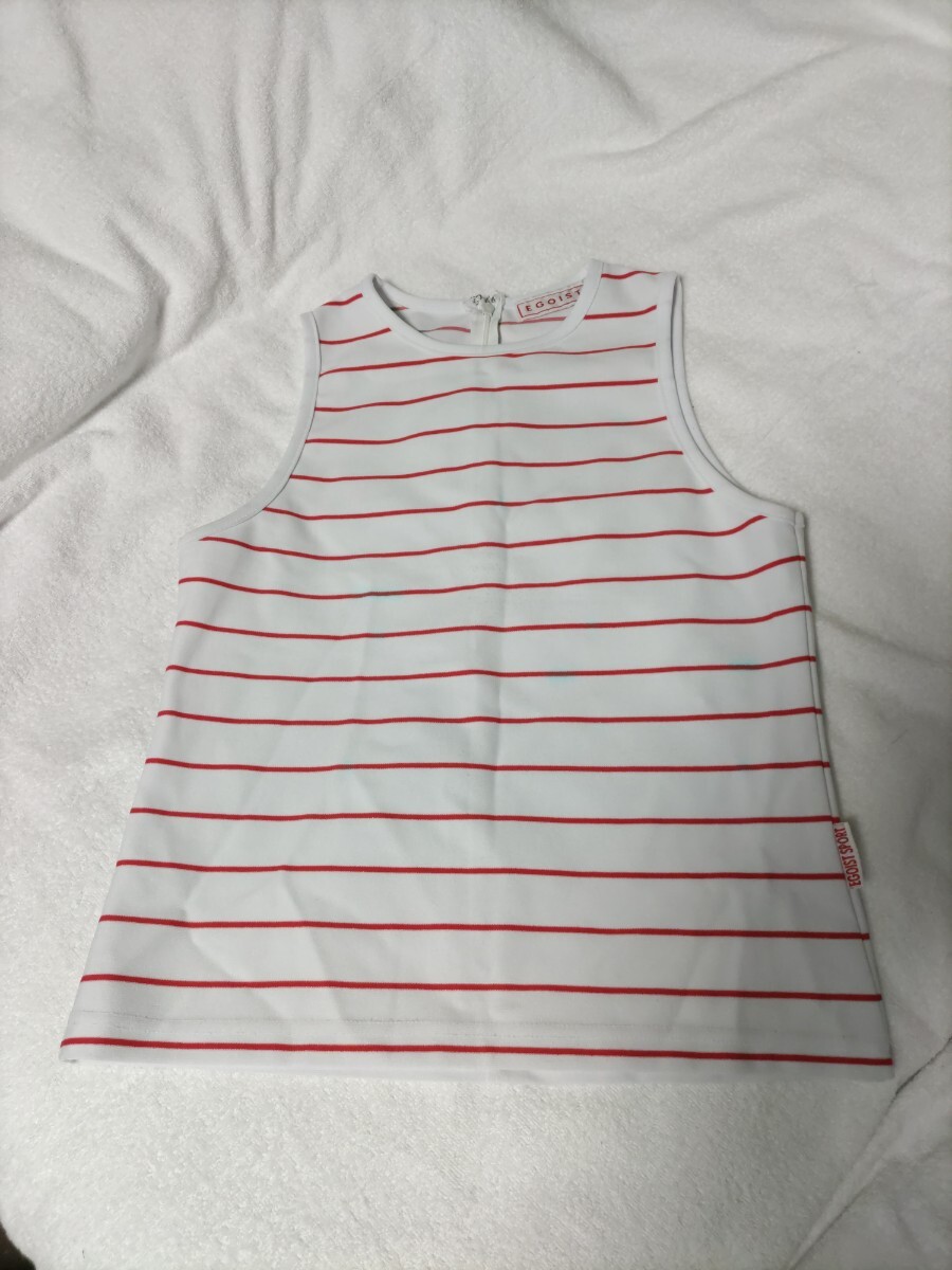 EGOIST INC エゴイスト スポーツ ボーダーノースリーブ USED タンクトップ拍卖