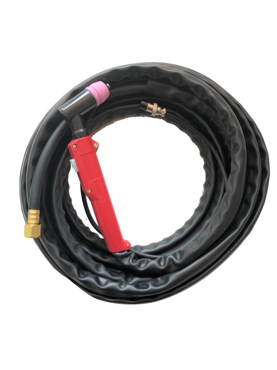 中国式プラズマトーチ CUT60×8m用 電源ボタン式 ハンドル赤色 1本単価拍卖