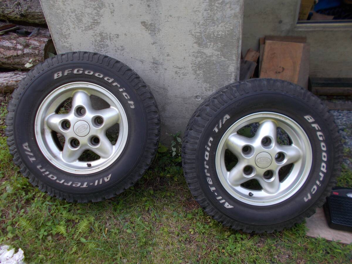ランドローバーDEF 用アルミ4本245/70/16拍卖