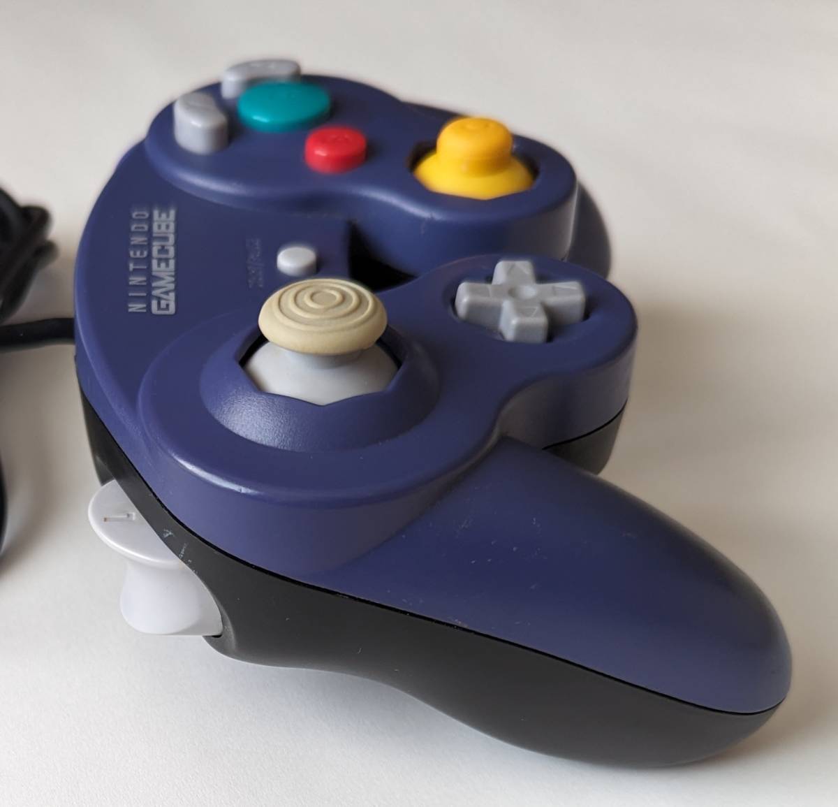 NGC 任天堂 ゲームキューブ コントローラ バイオレット&ブラック ★ GC NINTENDO GAMECUBE CONTROLLER Purple & Black 拍卖