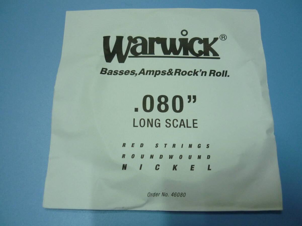 ワーウィック WARWICK RED nickel .080 A弦ベース弦拍卖