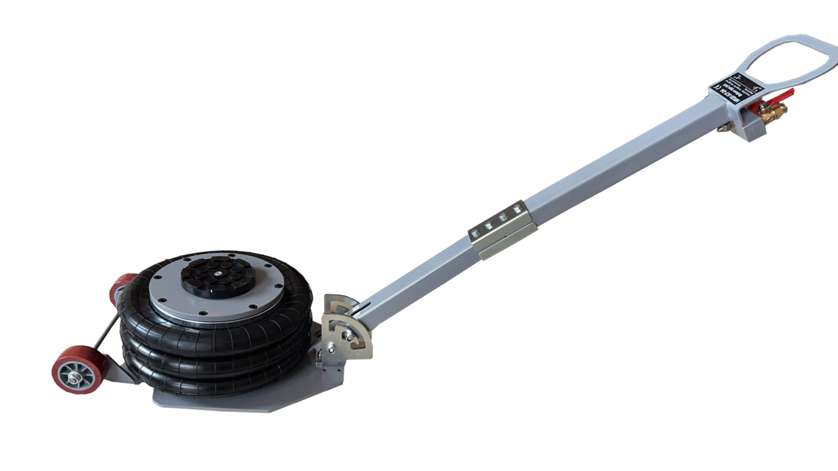 ■3トン エアージャッキ 3段バック式エアージャッキ ハンドル調整付き拍卖