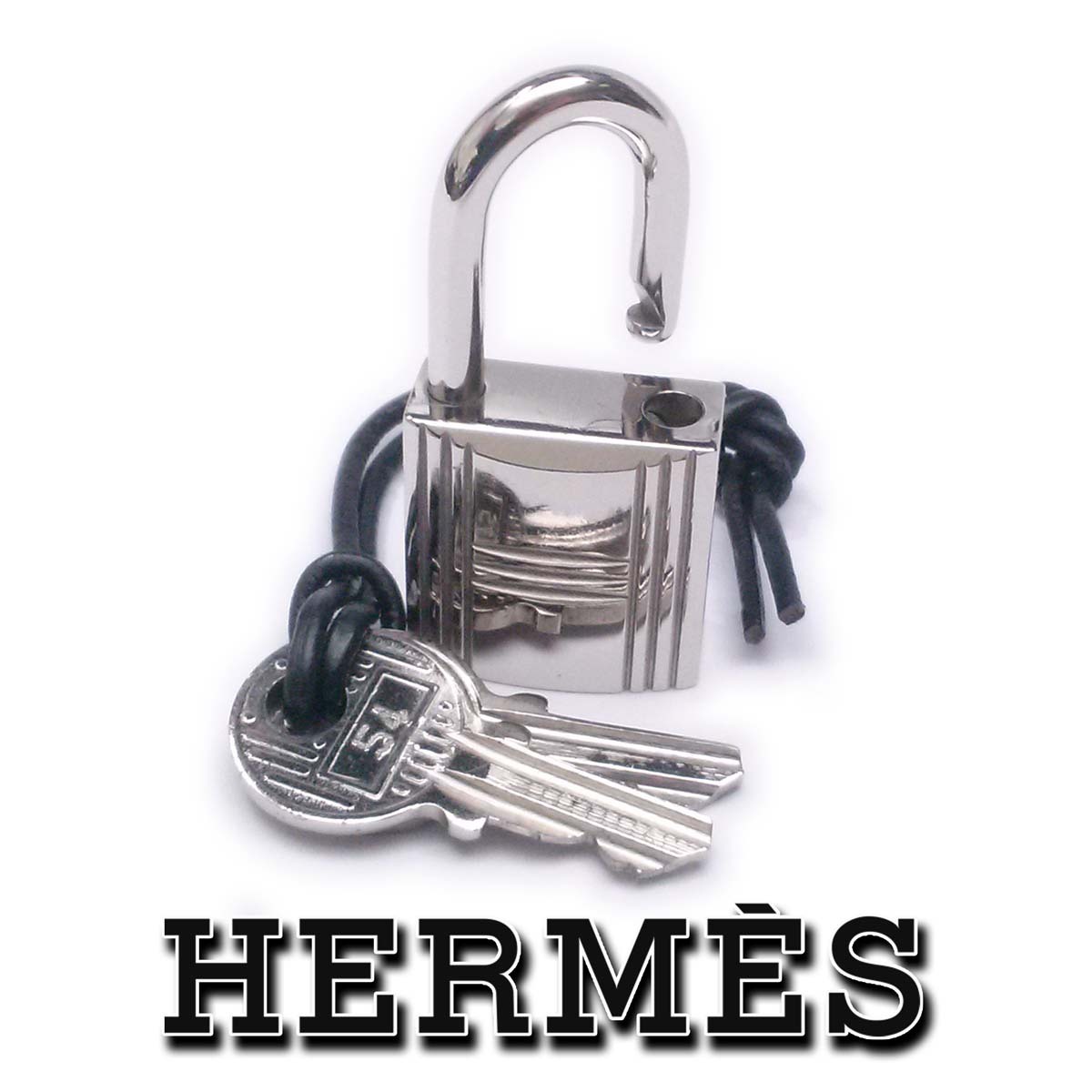 【美品】エルメス カデナ 鍵2本 54番 バーキンケリーピコタンロック付属品 開けたい方 ap9655【一撃即決】拍卖