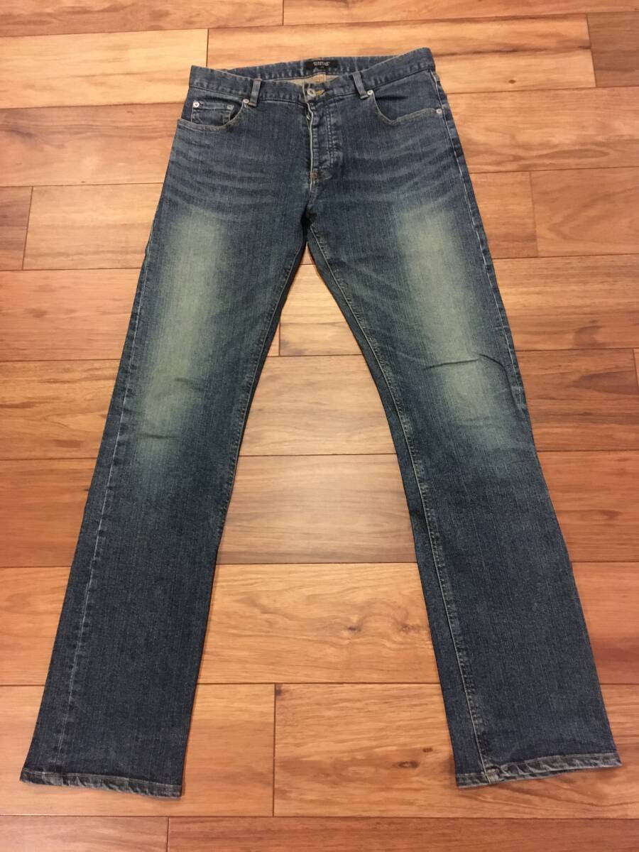 【即決】BURBERRY BLACK LABEL インディゴ デニムパンツ BMS52-200-27 ウエスト79 USED拍卖