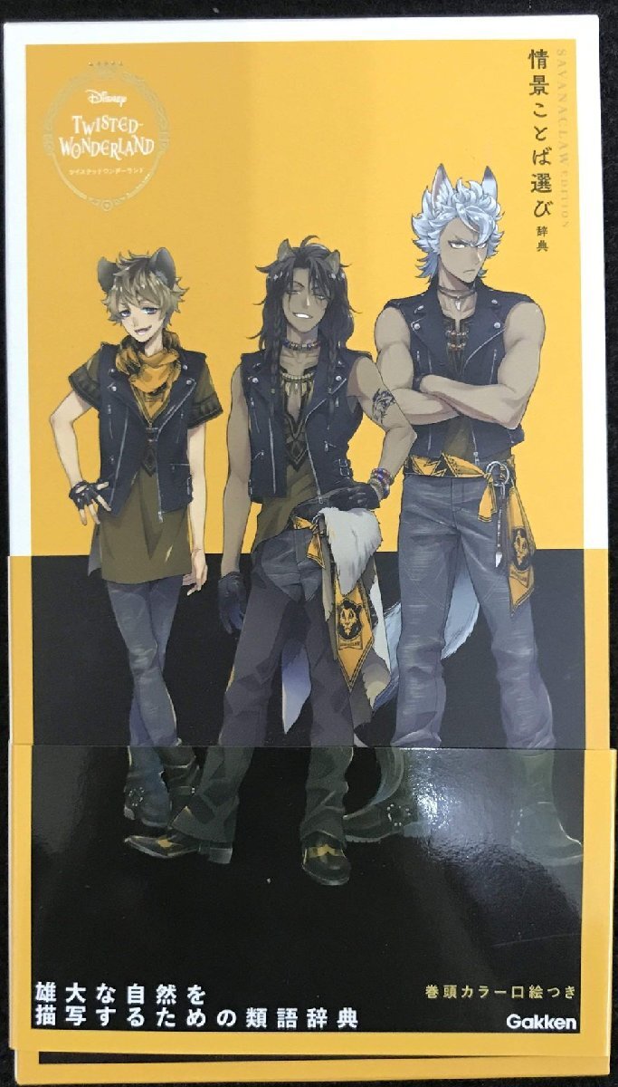 ディズニー ツイステッドワンダーランド 情景ことば選び辞典 サバナクロー エディション (ツイステッドワンダーランドことば選び辞典)拍卖