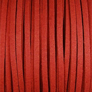THE切売り 皮ひも シリーズ 1m単位でお切りします 合皮 スエード調 平皮紐 幅3mm 厚さ1.3mm ダークチェリーレッド拍卖