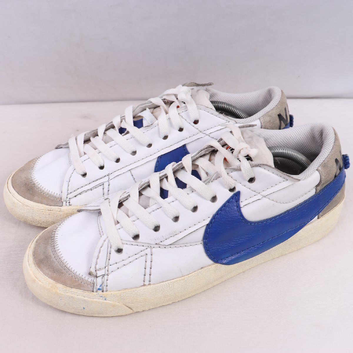 BLAZER LOW '77 JUMBO 29.0cm/NIKE ブレザー ロー 77 ジャンボナイキ 古着 中古 白 ホワイト グレー 青 メンズ スニーカー xx9142拍卖