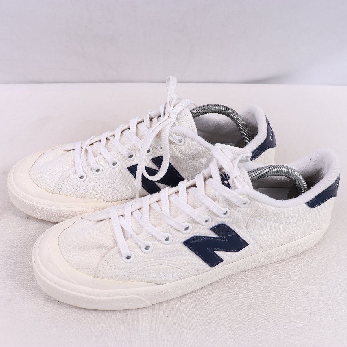 PROCTSEV ニューバランス 28.0cm/new balance 白 ホワイト 紺 ネイビー 中古 古着 メンズ スニーカー yy6506拍卖