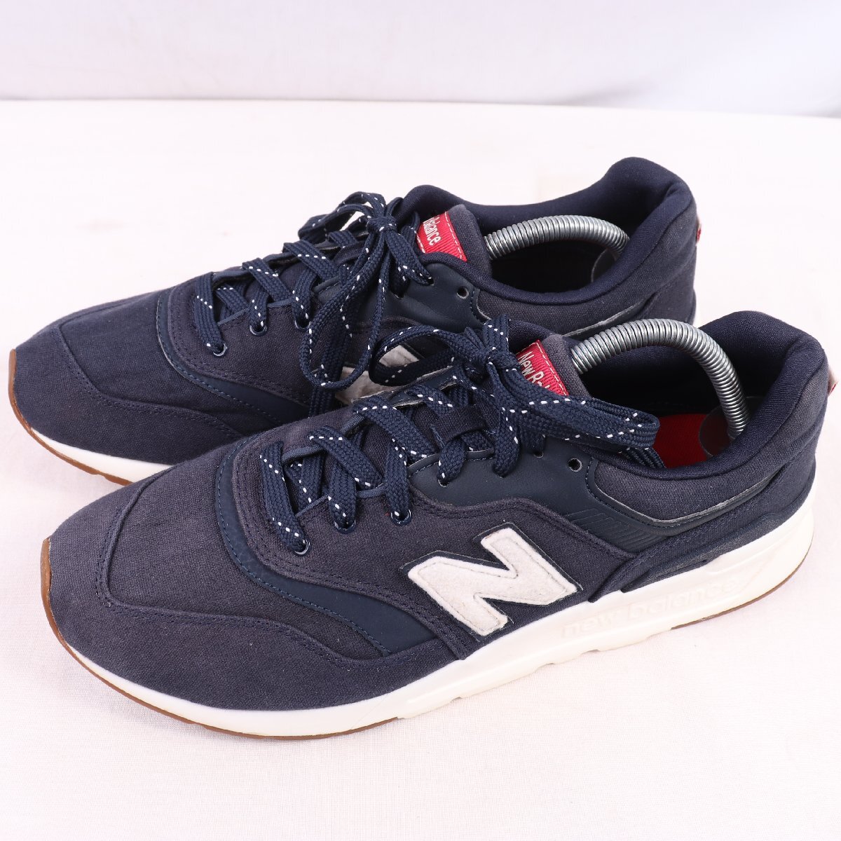 997H ニューバランス 28.0cm/new balance 紺 ネイビー 白 ホワイト 中古 古着 メンズ スニーカー yy6555拍卖