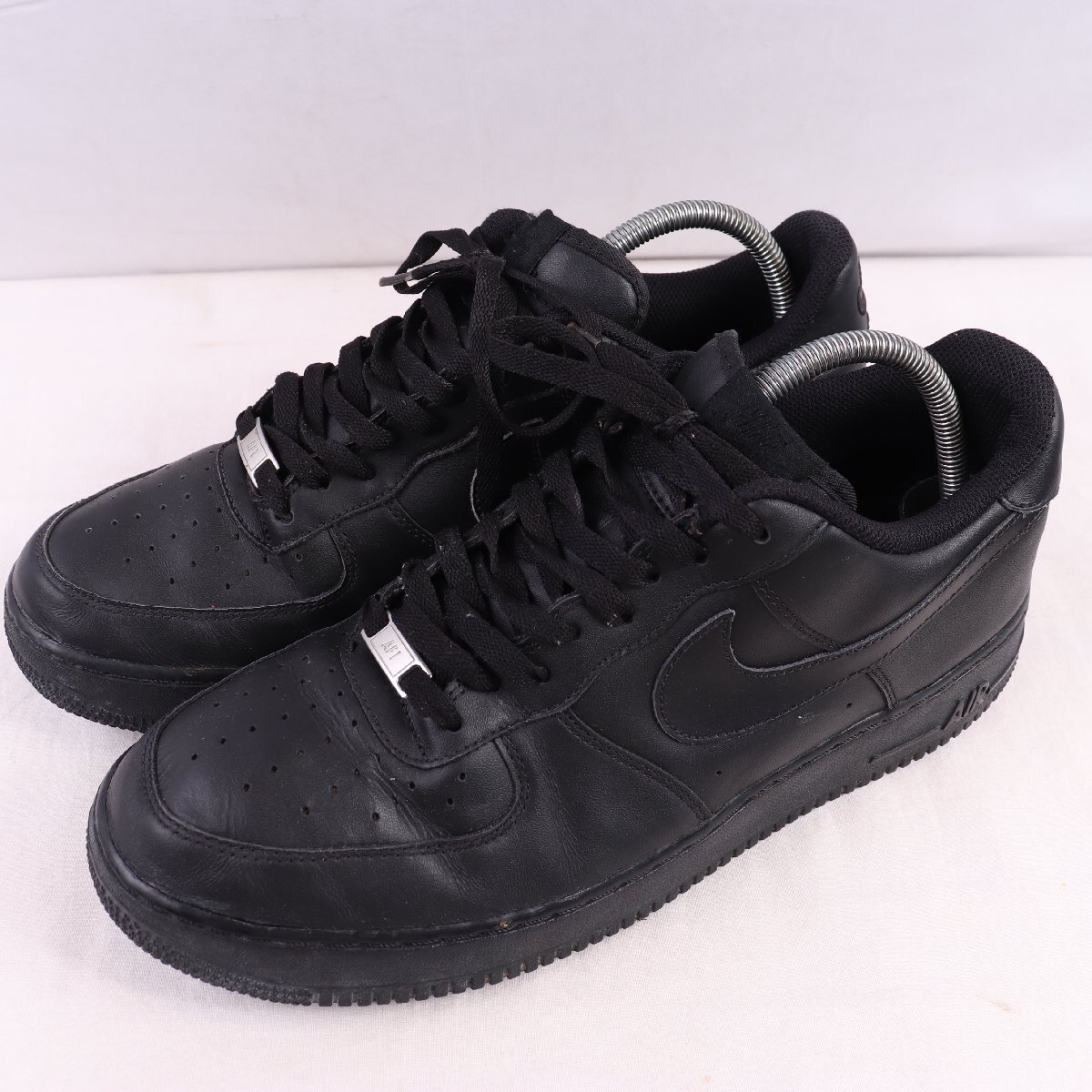 AIR FORCE 1 07 30.0cm/NIKE エアフォース 1 '07 ナイキ 古着 中古 黒 オールブラック メンズ スニーカー xx9188拍卖