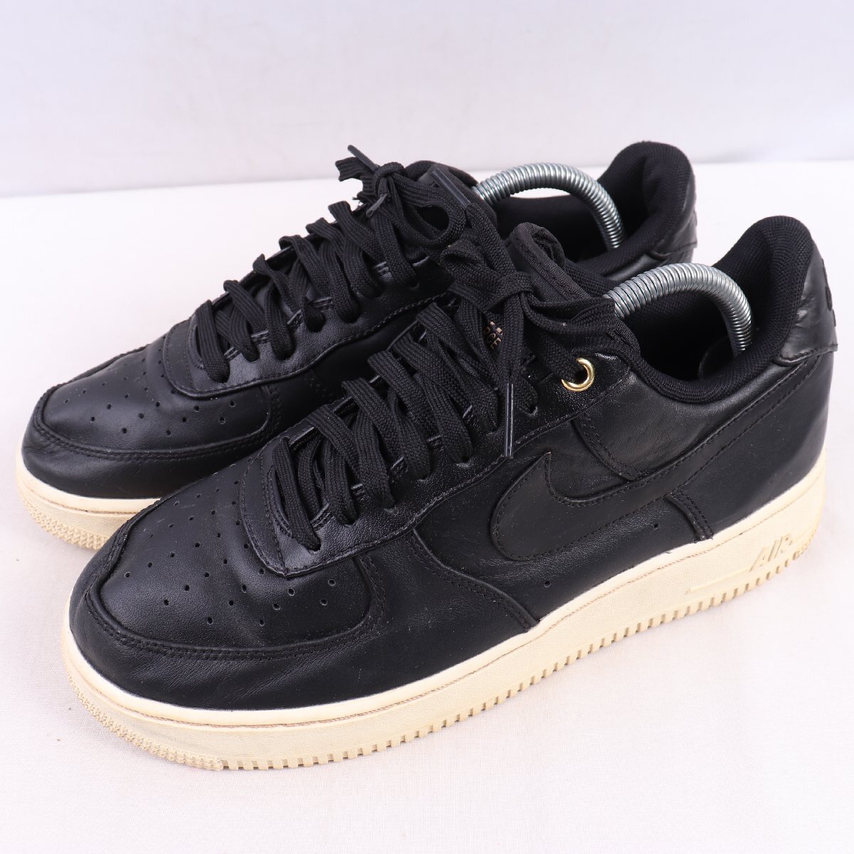 AIR FORCE 1 LOW PREMIUM 26.0cm/NIKE エアフォース 1 ロウ ナイキ 古着 中古 黒 ブラック 白 メンズ スニーカー xx9200拍卖