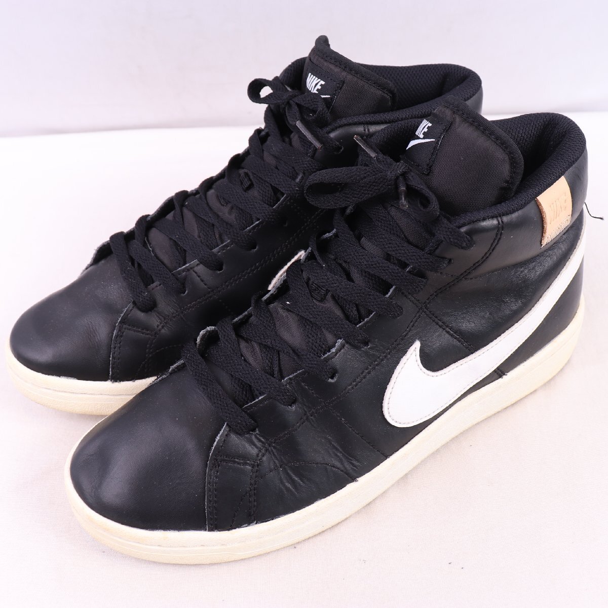 COURT ROYALE 2 MID 26.5cm/NIKE コートロイヤル 2 MID ナイキ 古着 中古 黒 ブラック 白 メンズ スニーカー xx9217拍卖