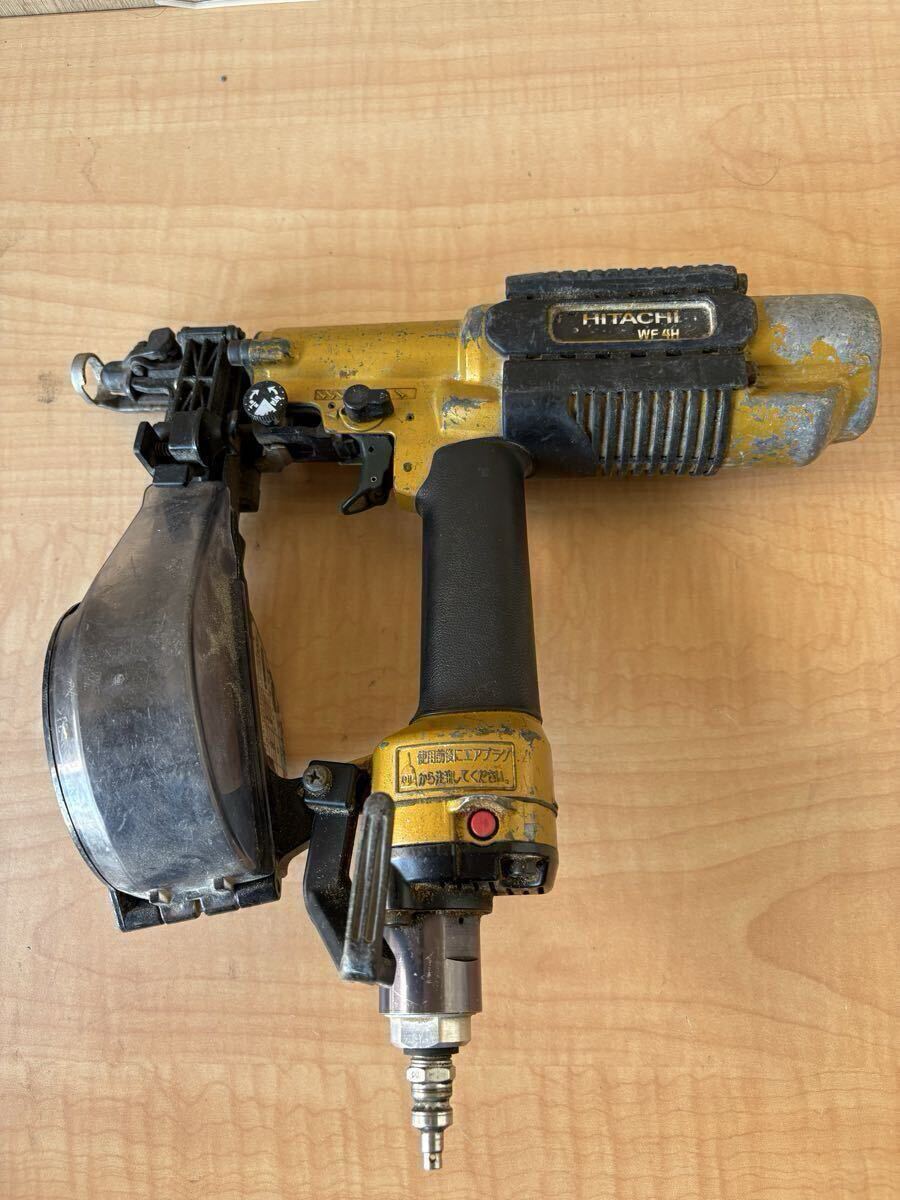 ① HITACHI WF4H 高圧ねじ打ち機 エアツール 高圧 釘打機 エア工具 工具 日立工機拍卖