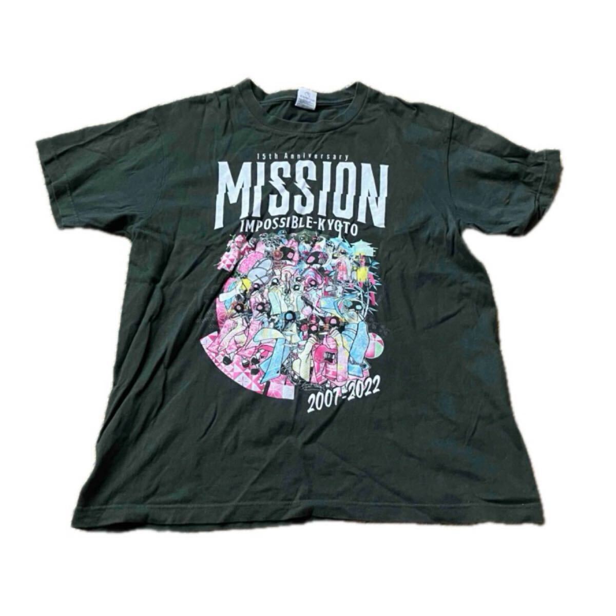 京都大作戦 2022 15th ANNIVERSARY Tシャツ ロックTシャツ 半袖 両面プリント拍卖