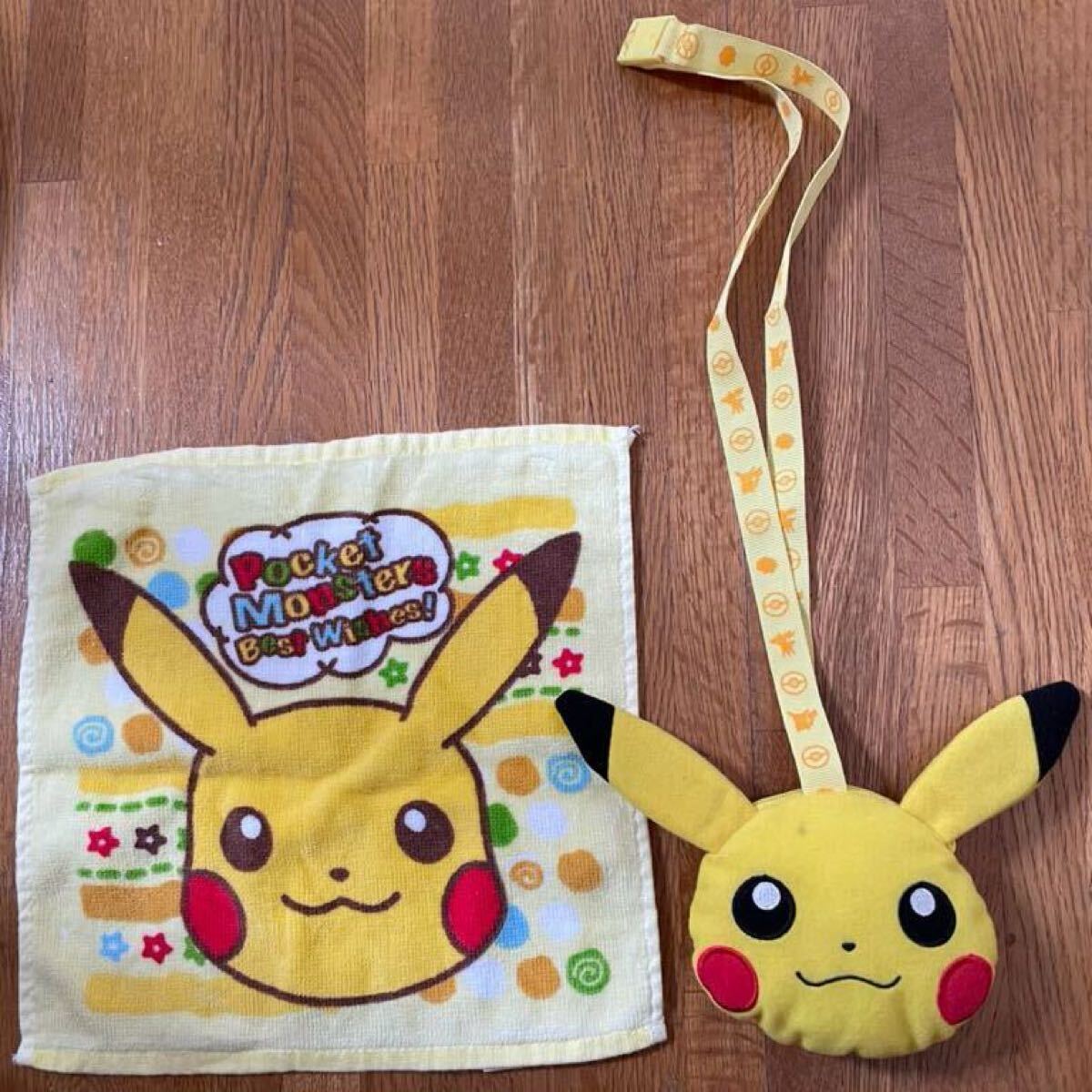 ポケモン ピカチュウ ハンカチタオル ポーチ セット拍卖