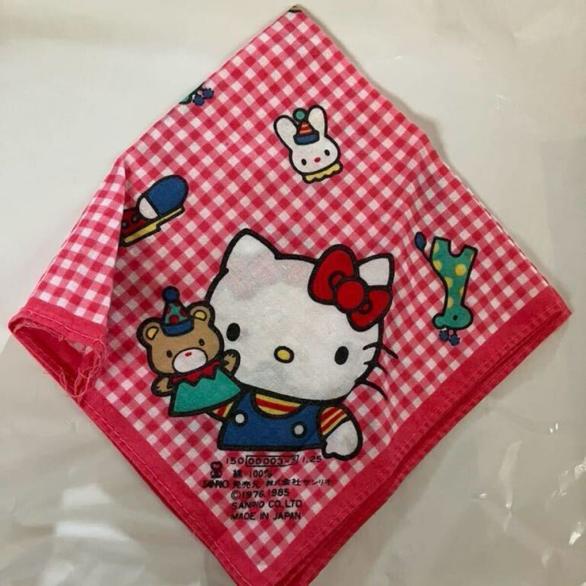 サンリオ キティ レトロ 当時物 ハンカチ ファッション小物拍卖