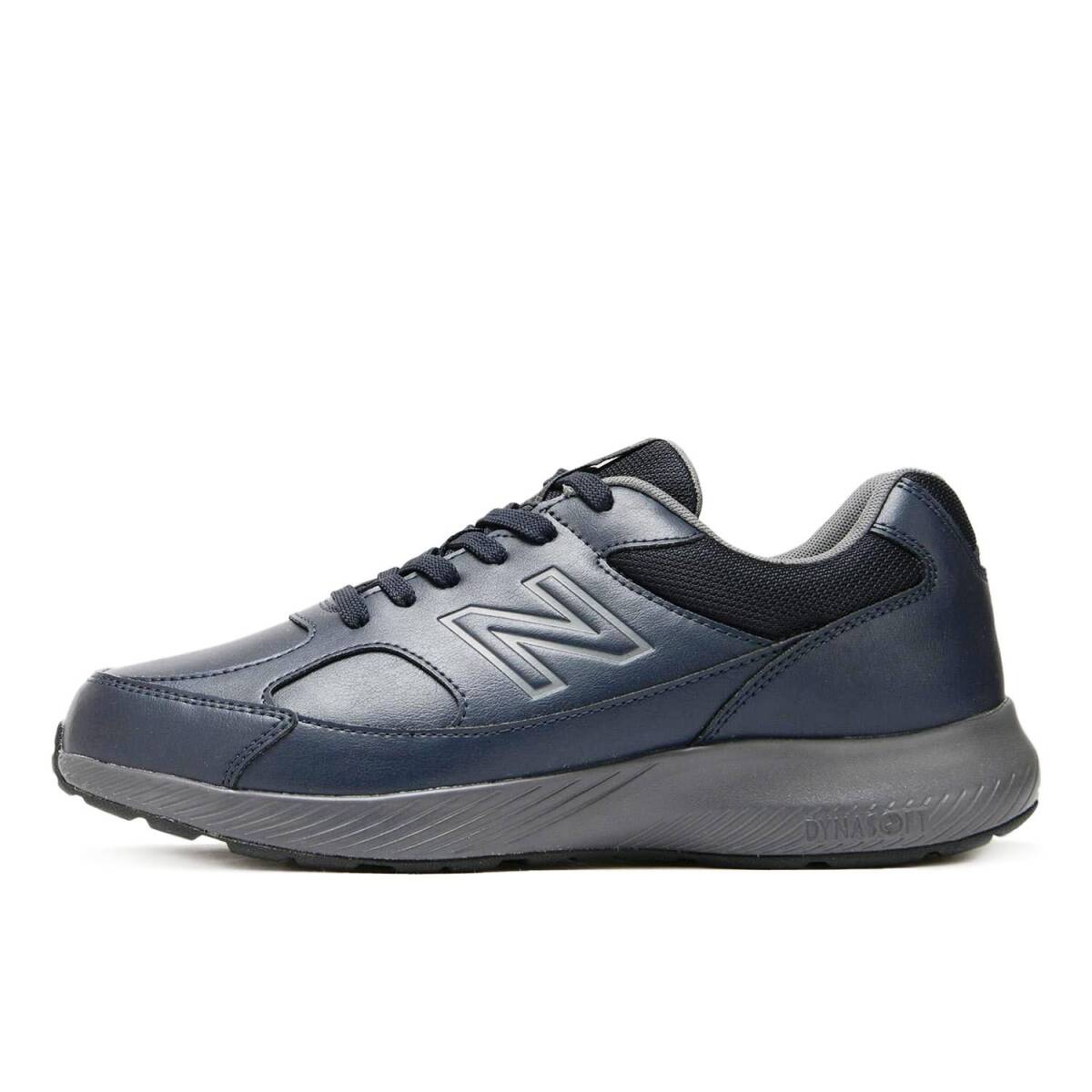 美品 超軽量 ニューバランス new balance ウォーキングシューズ スニーカー 幅広 ファスナー MW363NG8 25.5cm 4E ネイビー NAVY拍卖
