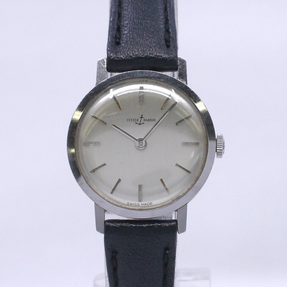 ■ 1円 ~ 中古品 ■ ULYSSE NARDIN ユリスナルダン ■ レディース 腕時計 ■ 手巻き 機械式 シルバー ヴィンテージ ナルダン拍卖