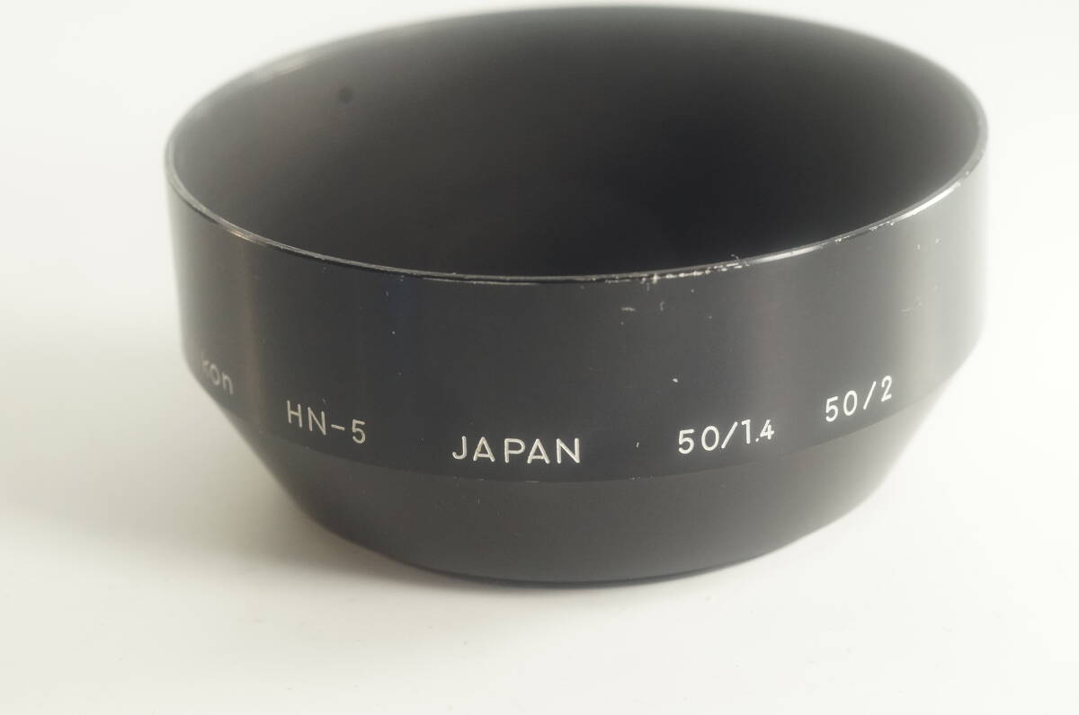 RBGF14『並品』 Nikon HN-5 50/1.4 502 ニコン 50mm用 ネジ込み式 メタルフード(52mm径)レンズフード拍卖