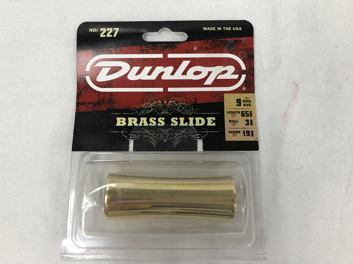 新品■Jim Dunlop ジムダンロップ Concave Brass Slide 227 ブラススライド★送料無料拍卖