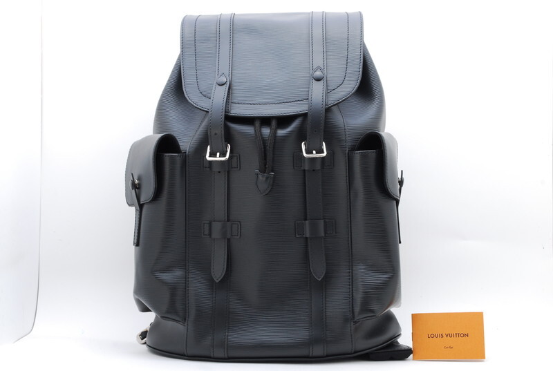 LOUIS VUITTON ルイヴィトン クリストファーPM エピ ノワール/ブラック M50159 メンズ バックパック デイバッグ リュック R006拍卖