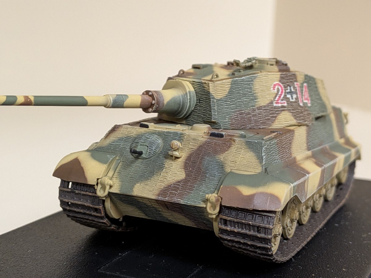 ドラゴンアーマーシリーズ「キングタイガー」 ヘンシェル砲塔 1/72 ツィメリットコーティング 完成品拍卖