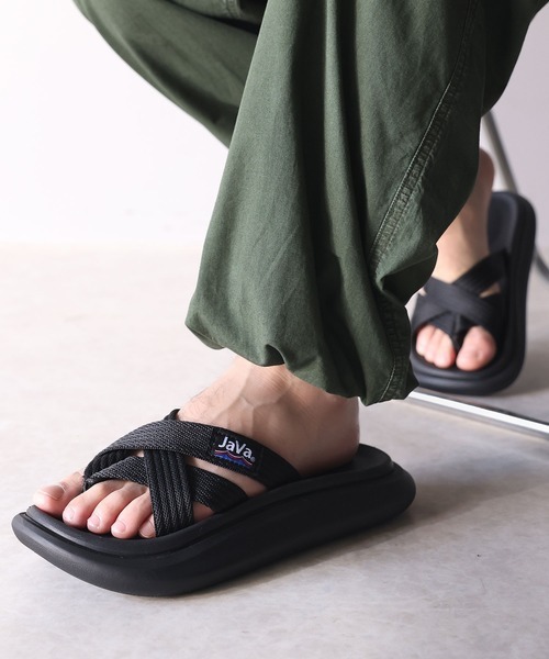 Javaジャバ☆フラットベルクロ スポーツサンダル♪サイズ27.5-28cm☆新品拍卖