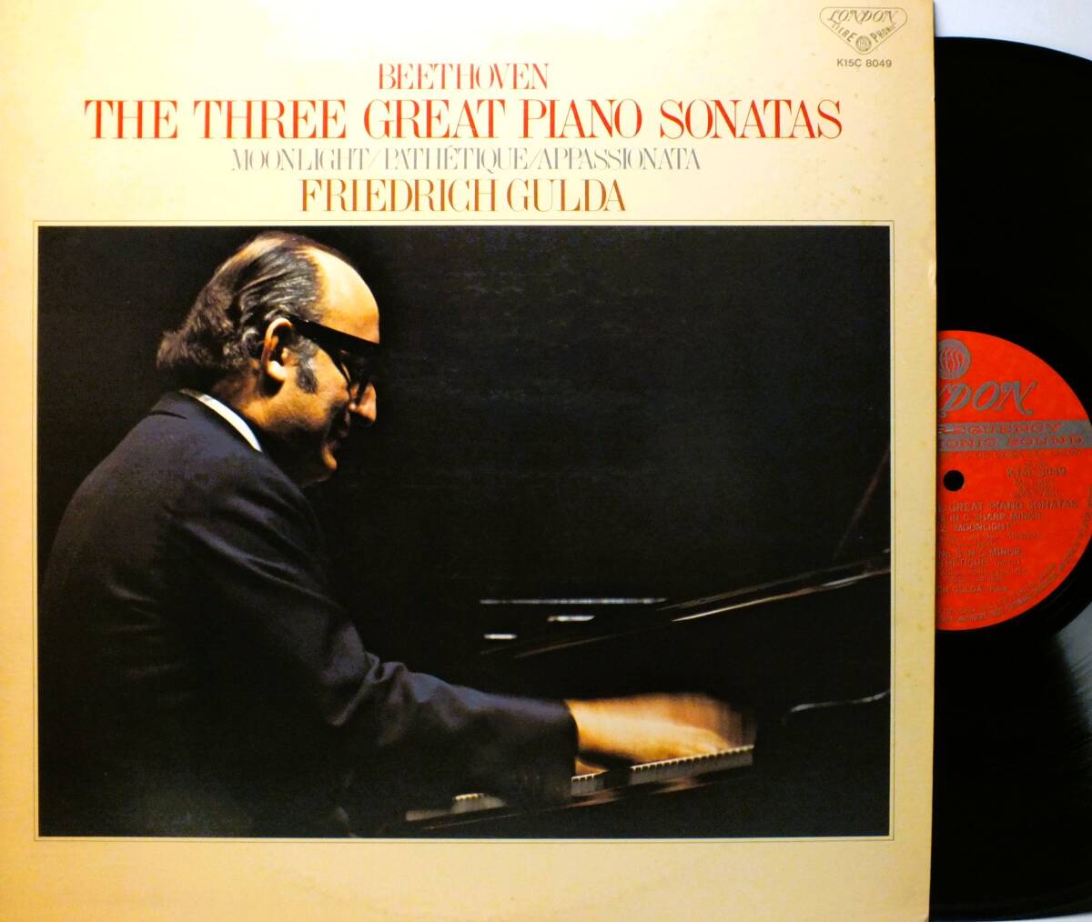 K15C 8049 【ピアノ】フリードリッヒ・グルダ GULDA ベートーヴェン 3大ピアノ・ソナタ LP【8商品以上同梱で送料無料】2508拍卖