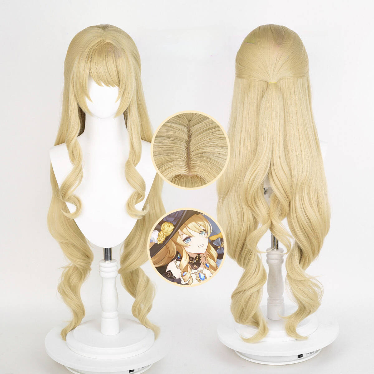 原神 ナヴィア ウィッグ コスプレ拍卖