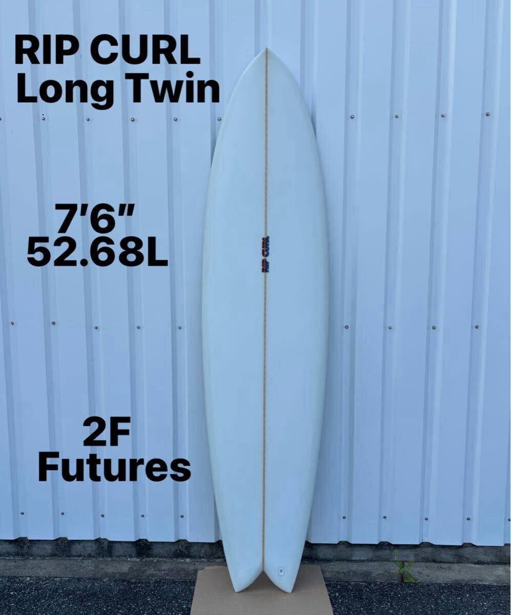 新品!未使用!RIP CURL LONG TWIN 7’6” 52.68L 2F Futures PU拍卖