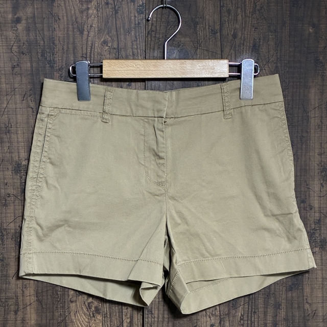 C3◇J.CREW | ジェイクルー チノショートパンツ ベージュ レディース 2サイズ 中古品拍卖