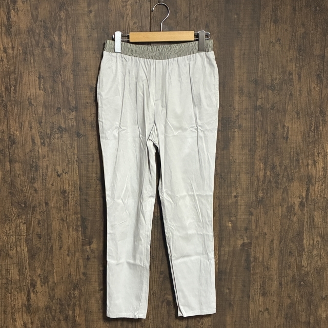 C12◇K.T KIYOKO TAKASE | ケイティー キヨコタカセ ストレッチテーパードパンツ ライトグレー系 レディース 9サイズ 中古品拍卖