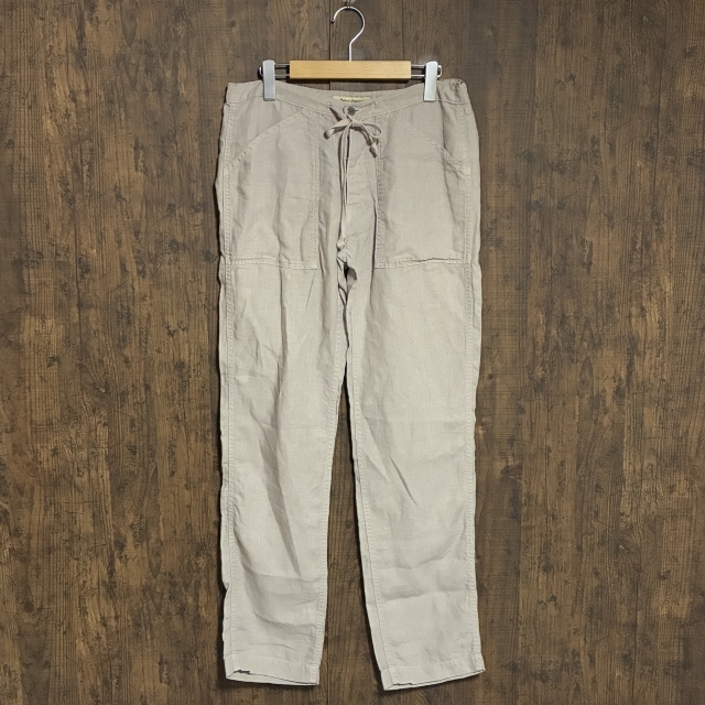 C22◇JOURNAL STANDARD | ジャーナルスタンダード リネンパンツ ライトベージュ メンズ Mサイズ 中古品拍卖
