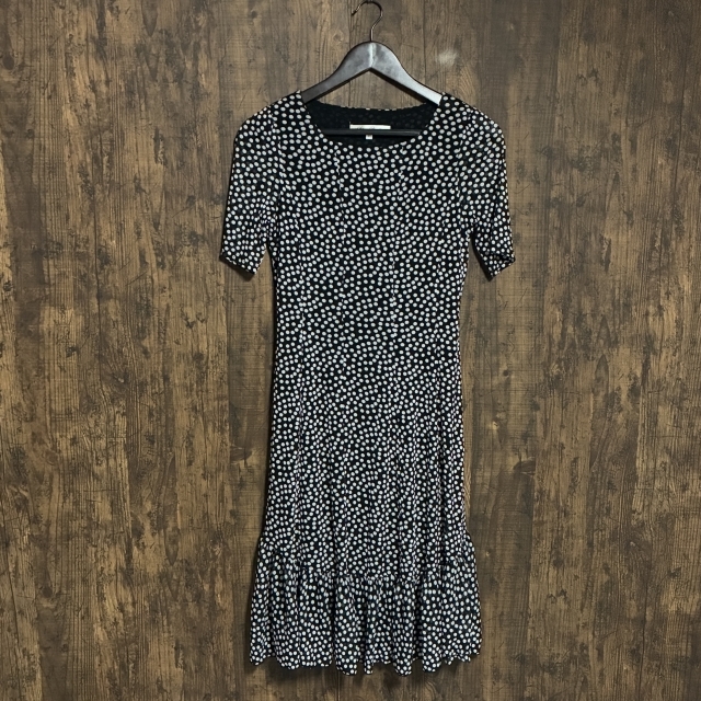 C24◇Super Beauty | スーパー ビューティー ワンピース ブラック×ホワイト レディース 40サイズ 中古品拍卖