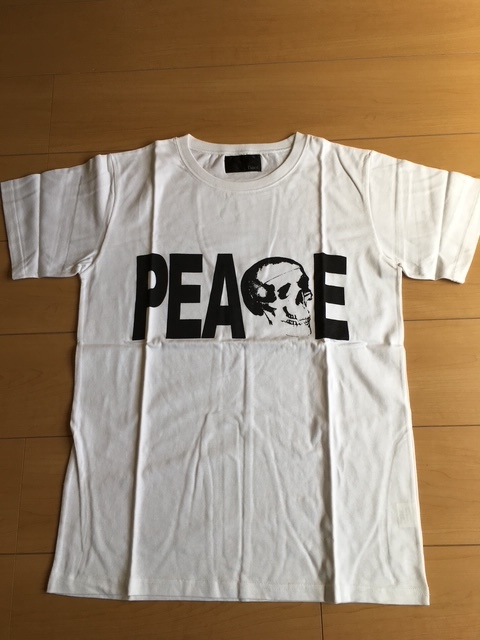 セール ★ オリジナルブランド ピースロゴ Tシャツ 新品未使用 Mサイズ拍卖