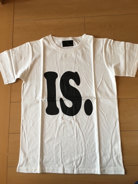 セール ★ オリジナルブランド IS ロゴ Tシャツ 白 新品未使用 Mサイズ拍卖