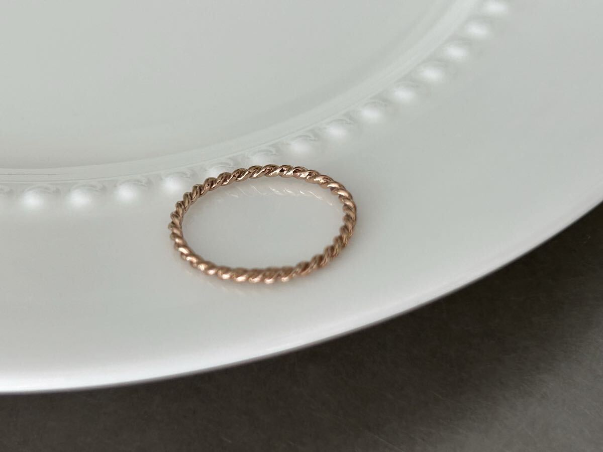 MEDERU メデル リング 指輪 ピンクゴールド K10拍卖