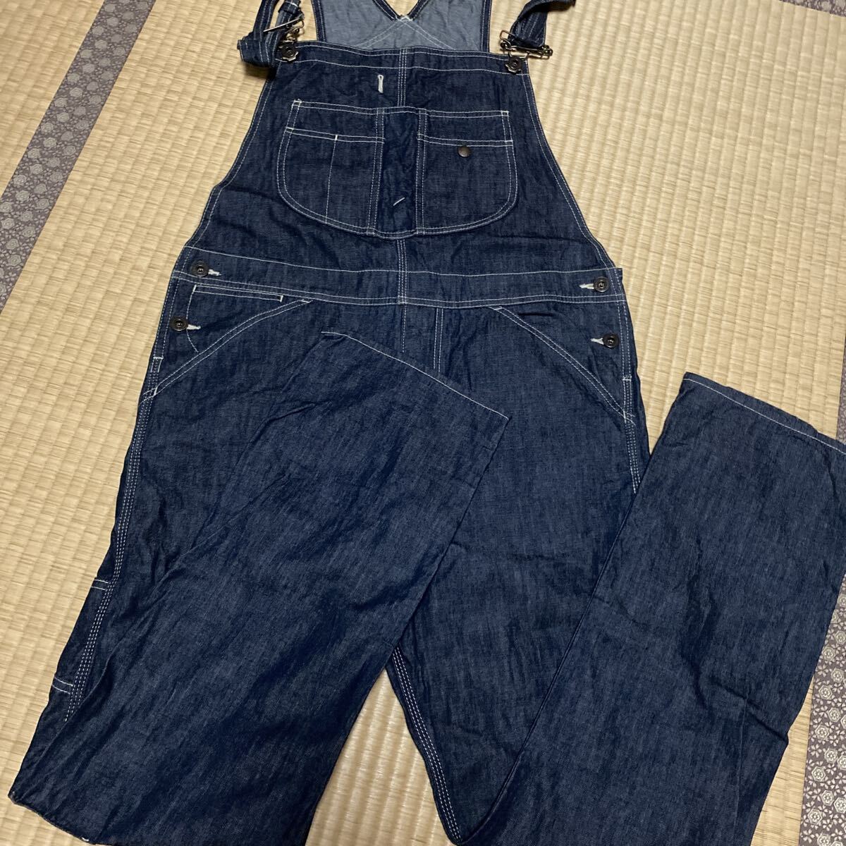 JUNYA WATANABE MAN デニム パンツ ペインターパンツ オーバーオール COMME des GARCONS Denim Pant OVERALL インディゴ 綿麻 美品 S拍卖