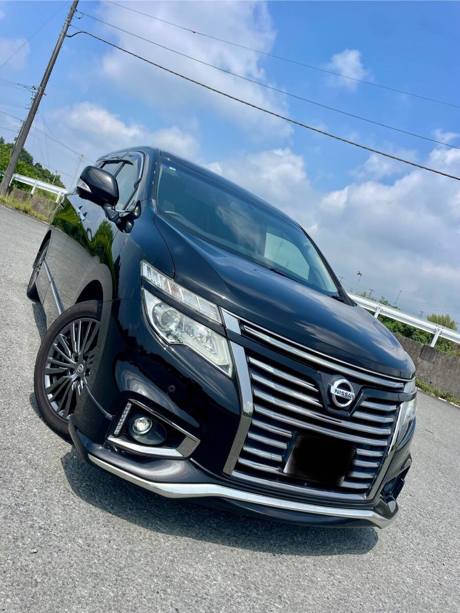高級グレード☆車検新規2年☆日産 エルグランド 250ハイウェイスター S アーバンクロム 人気のブラック 新品タイヤ・ヒッチメンバー★拍卖