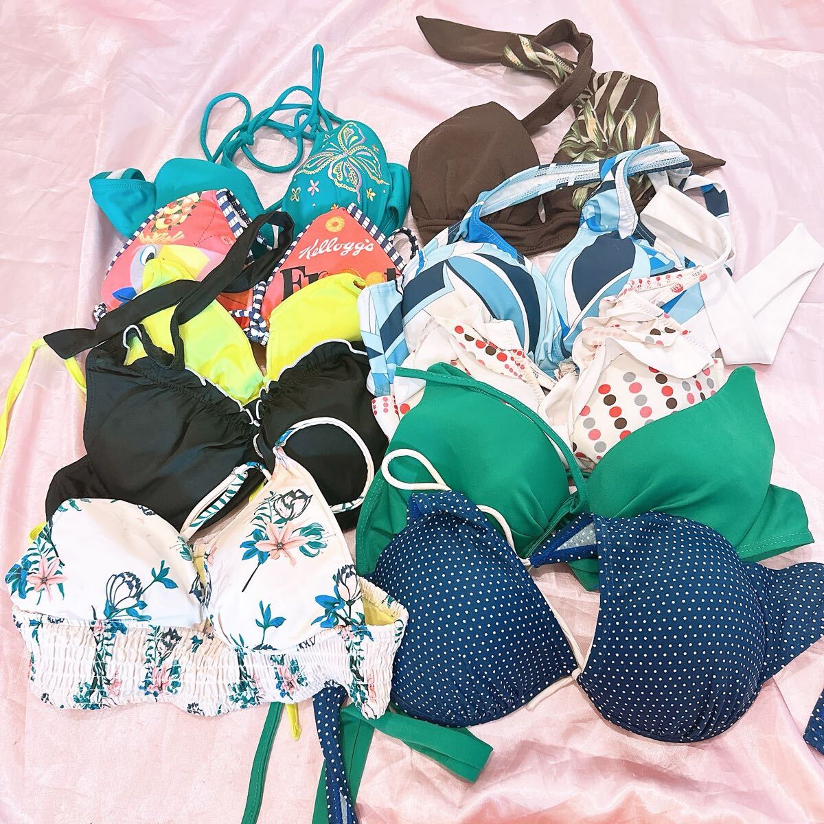 水着ビキニ 匿名配送ゆうパック ビキニブラのみ 10枚セット拍卖