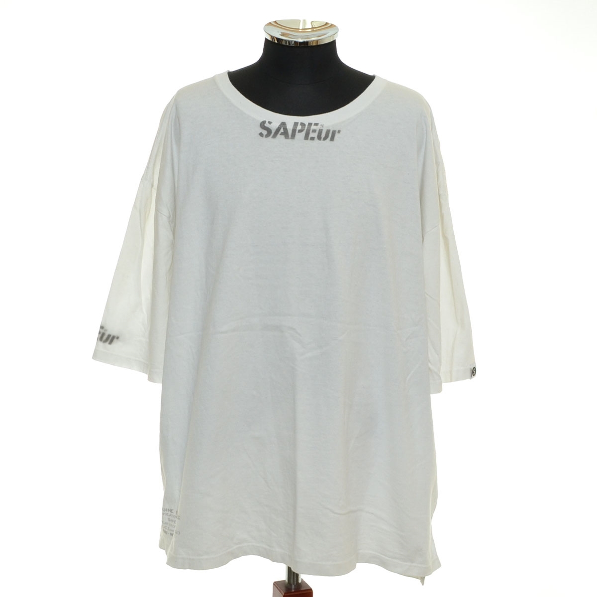 ●556221 SAPEur サプール ●Tシャツ 半袖 メンズ ホワイト拍卖