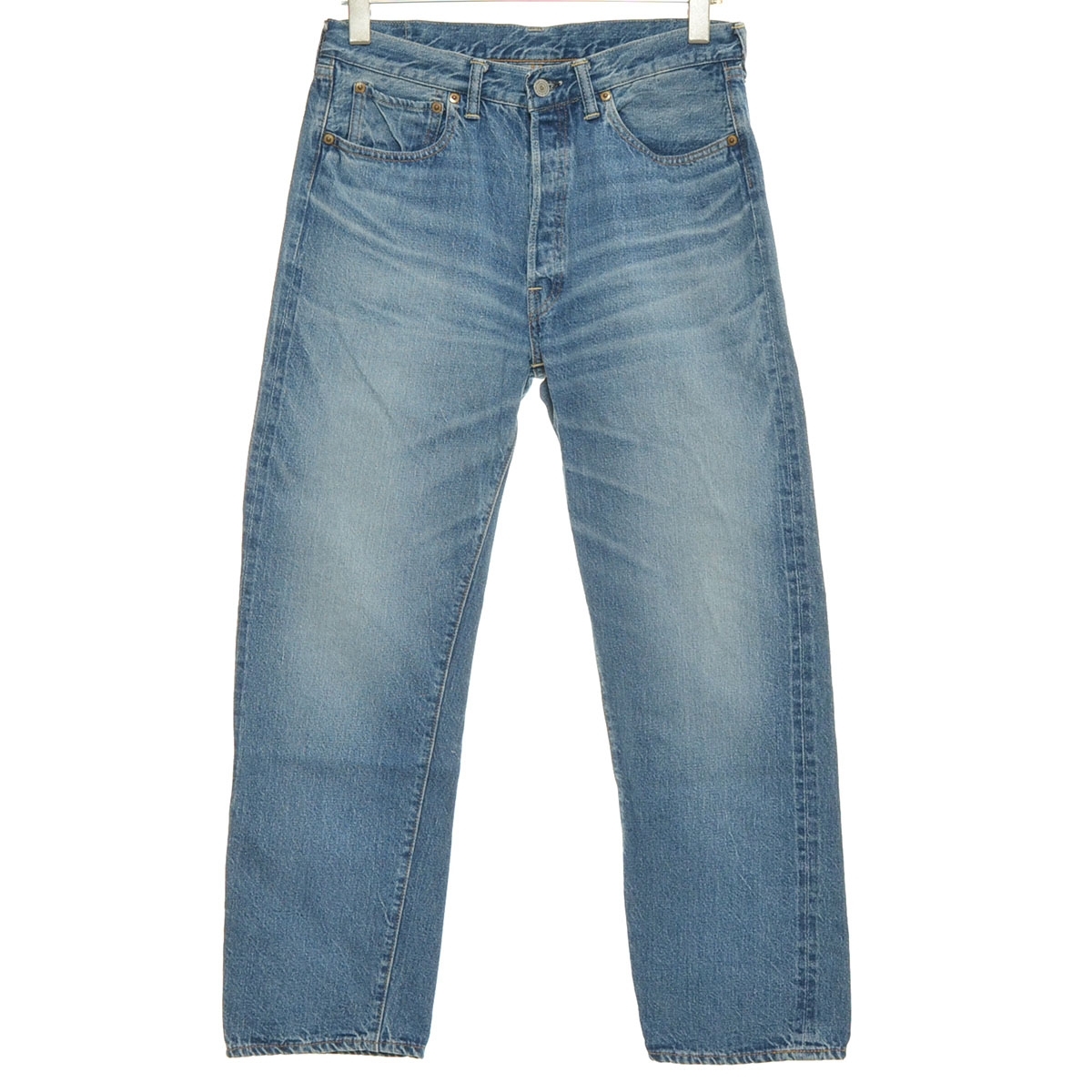 ●559779 WAREHOUSE ウエアハウス ウェアハウス ●セルビッチデニムパンツ ジーンズ Lot.1101 2ND-HAND サイズW32 セコハン メンズ 日本製拍卖