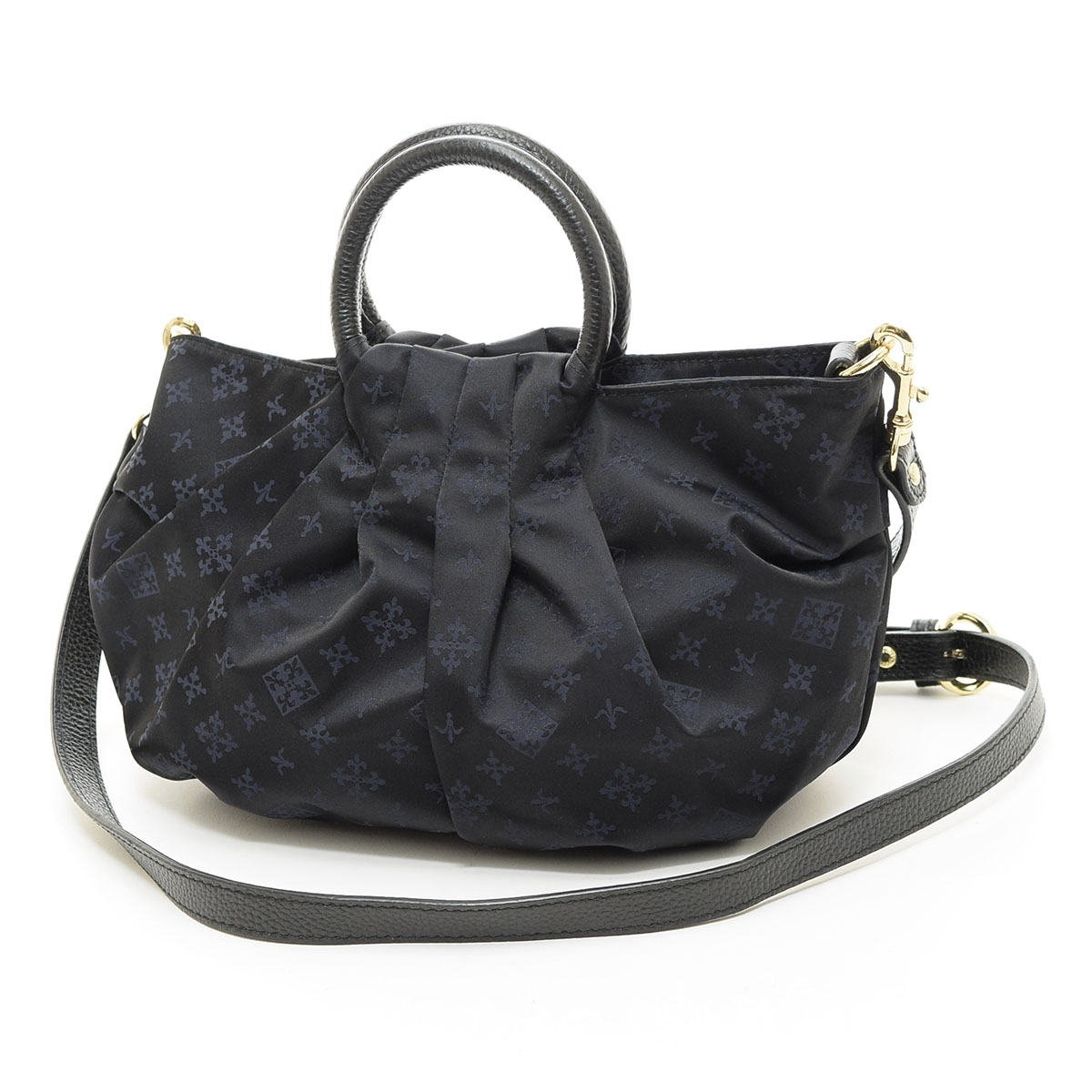 ■528326 russet ラシット 2WAYトートバッグ ショルダーバッグ ●総柄ナイロンジャガード Oリングハンドル レディース拍卖