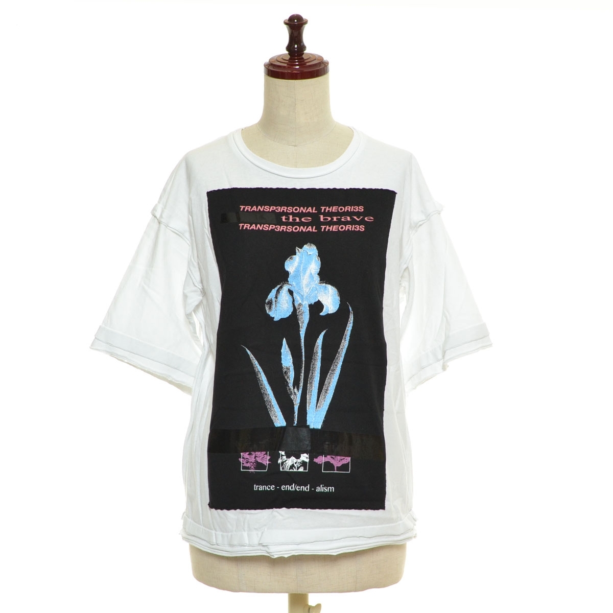 ■554392 DIESEL ディーゼル ●半袖Tシャツ T-JACKY-G サイズXS カットオフ 再構築 レディース ホワイト拍卖