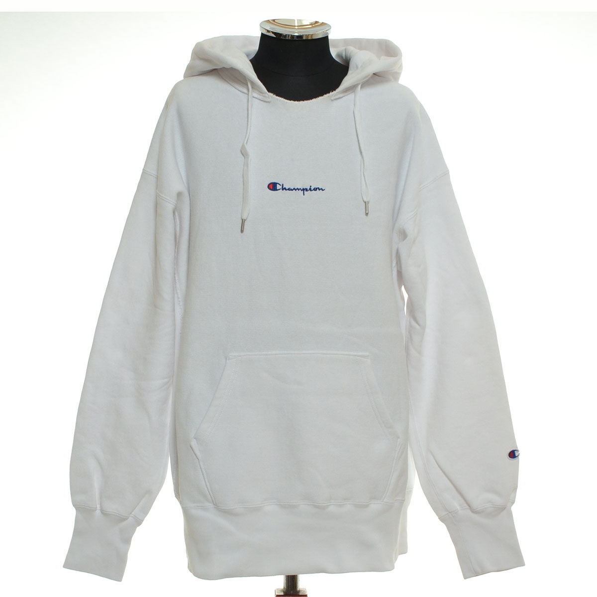 ●553251 Champion × monkey time チャンピオン モンキータイム ●スウェットパーカー 70s復刻 青単タグ C8-L114 サイズL メンズ ホワイト拍卖