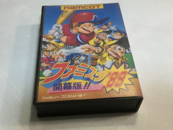 1.ファミコンFC ファミスタ’89 ケース入り 未使用シール付き 2F19AA 拍卖