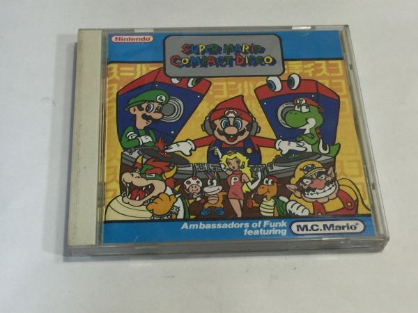 CD スーパーマリオ COMPACT DISCO M.C.MARIO SI-RU ALCB-829 ALFA RECORDS 2F32AA拍卖