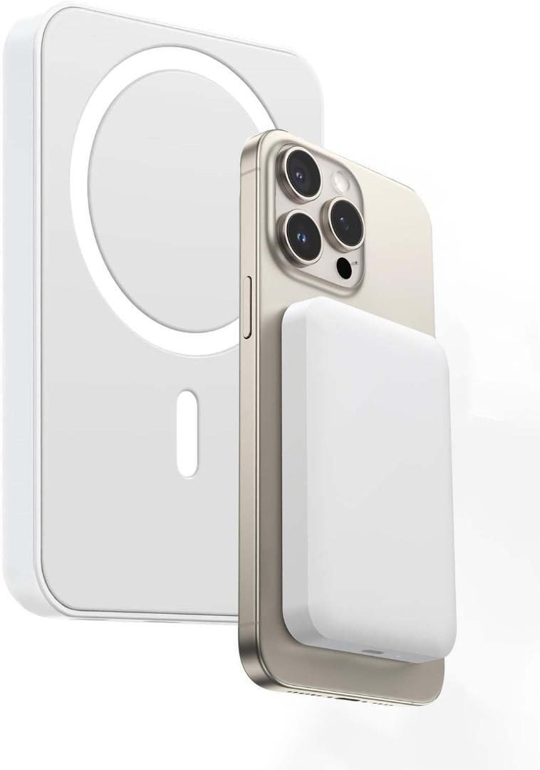 Anwineke モバイルバッテリー 軽量 小型 大容量 10000mAh 最大20W急速充電Type-Cポート入力/出力 LED照明ライト拍卖