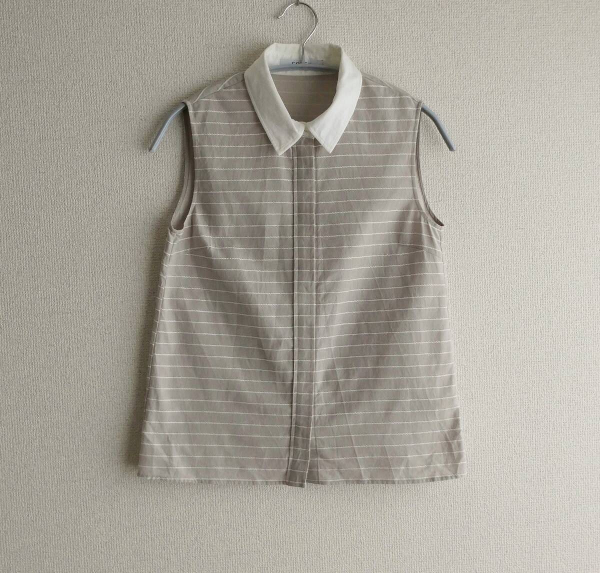 FOXEY フォクシー ザ オデットシャツ ノースリーブシャツ サイズ38拍卖