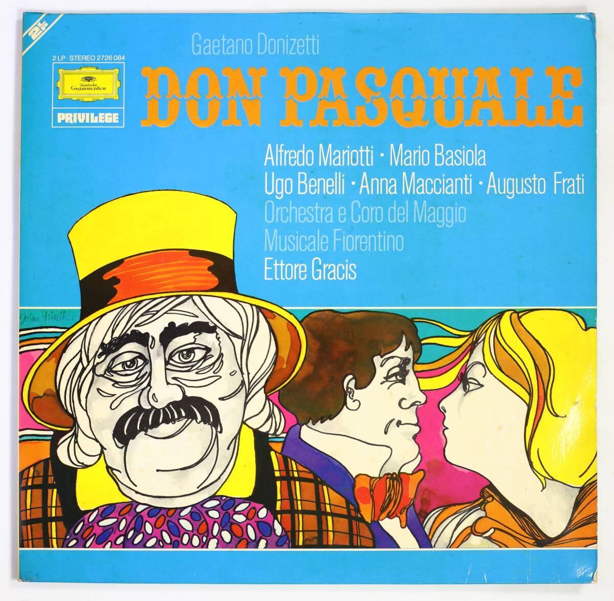 【独盤DG LP】グラチス/ドニゼッティ:ドン・パスクワーレ(並品,2LP,Ettore Gracis)拍卖